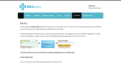 Desktop Screenshot of medequipbillpay.com